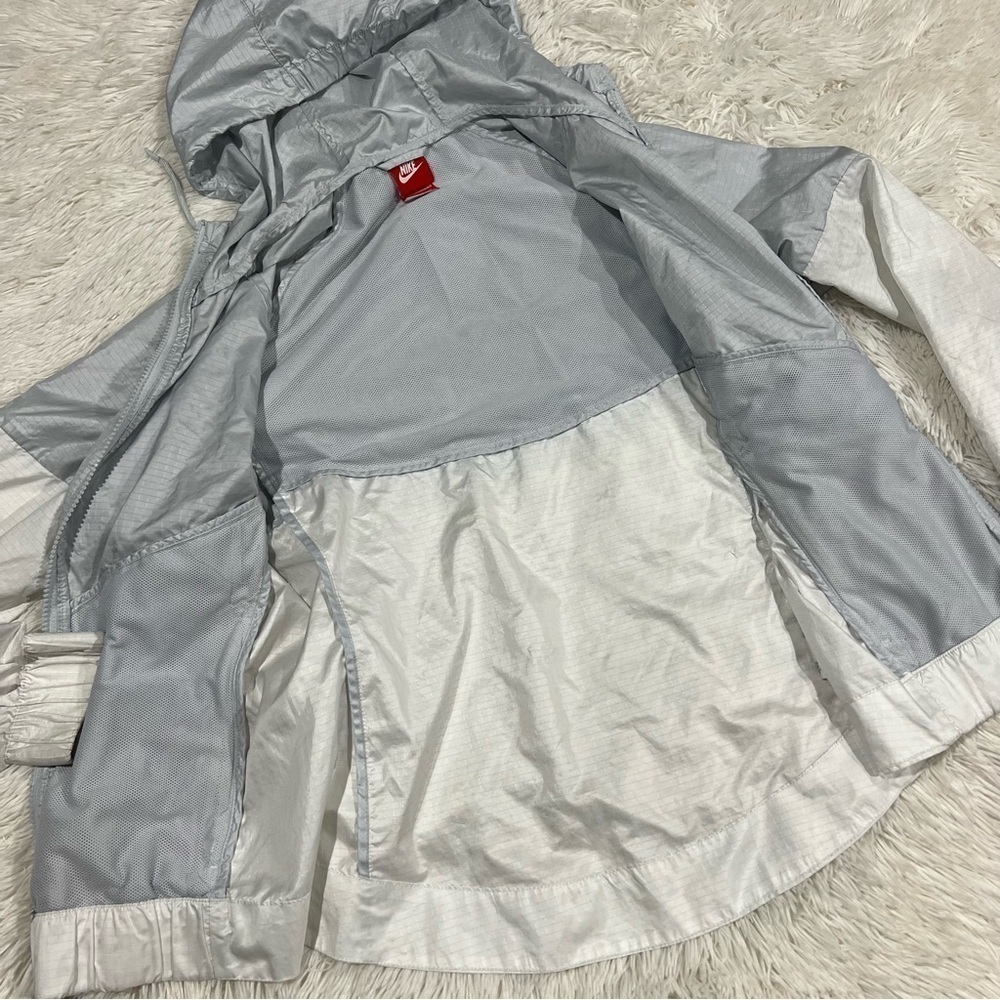 Nike Womens Windrunner Track Jacket Platinum/White Size Small EUC - Picture 7 of 15